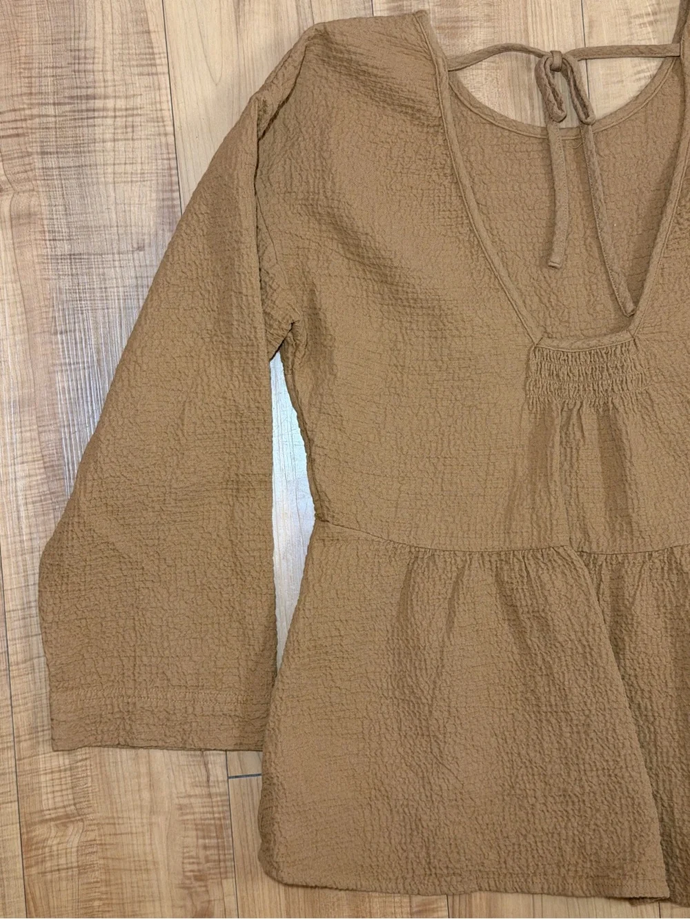Madewell lightspun peplum